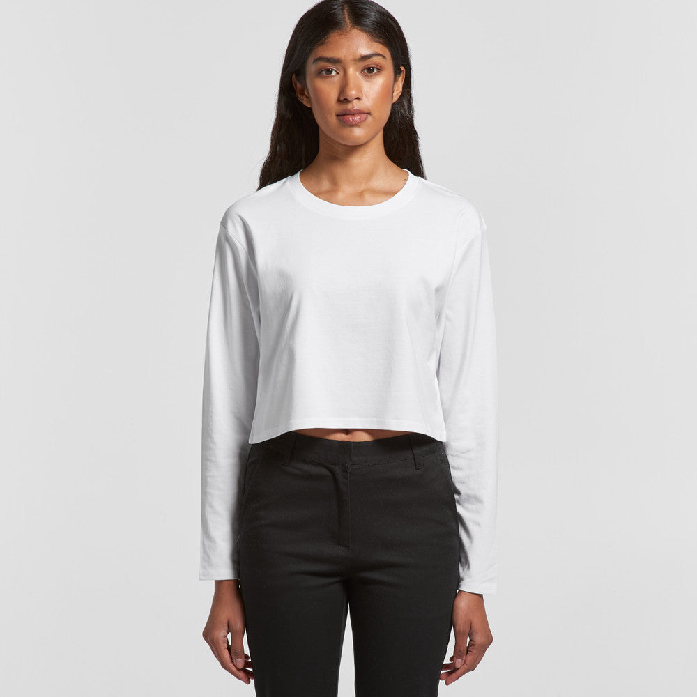 Wo's Crop L/S Tee 4058 - Blythé Apparels