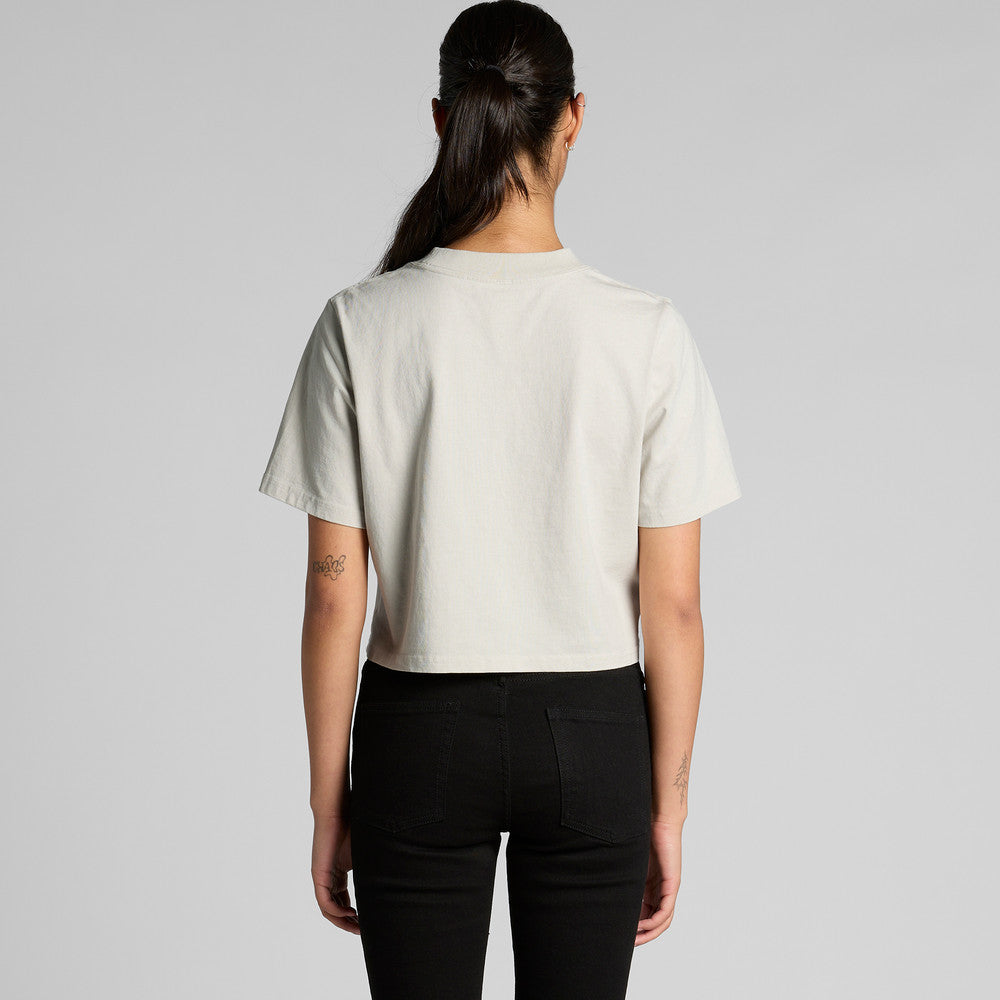 Wo's Heavy Faded Crop Tee 4089 - Blythé Apparels