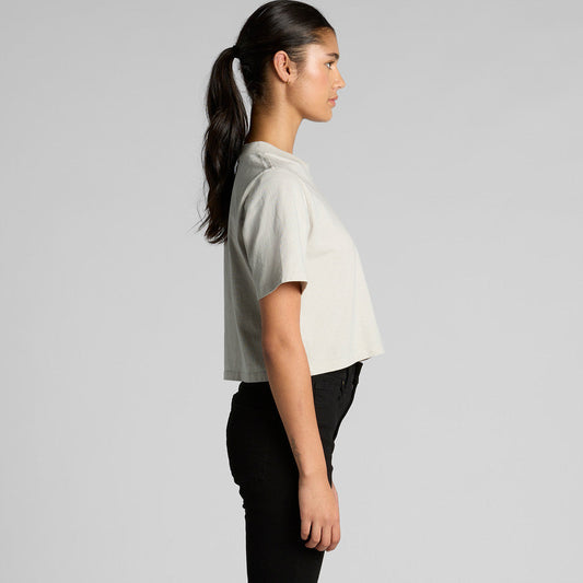 Wo's Heavy Faded Crop Tee 4089 - Blythé Apparels