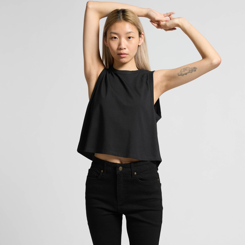 Wo's Martina Crop Tank 4091 - Blythé Apparels