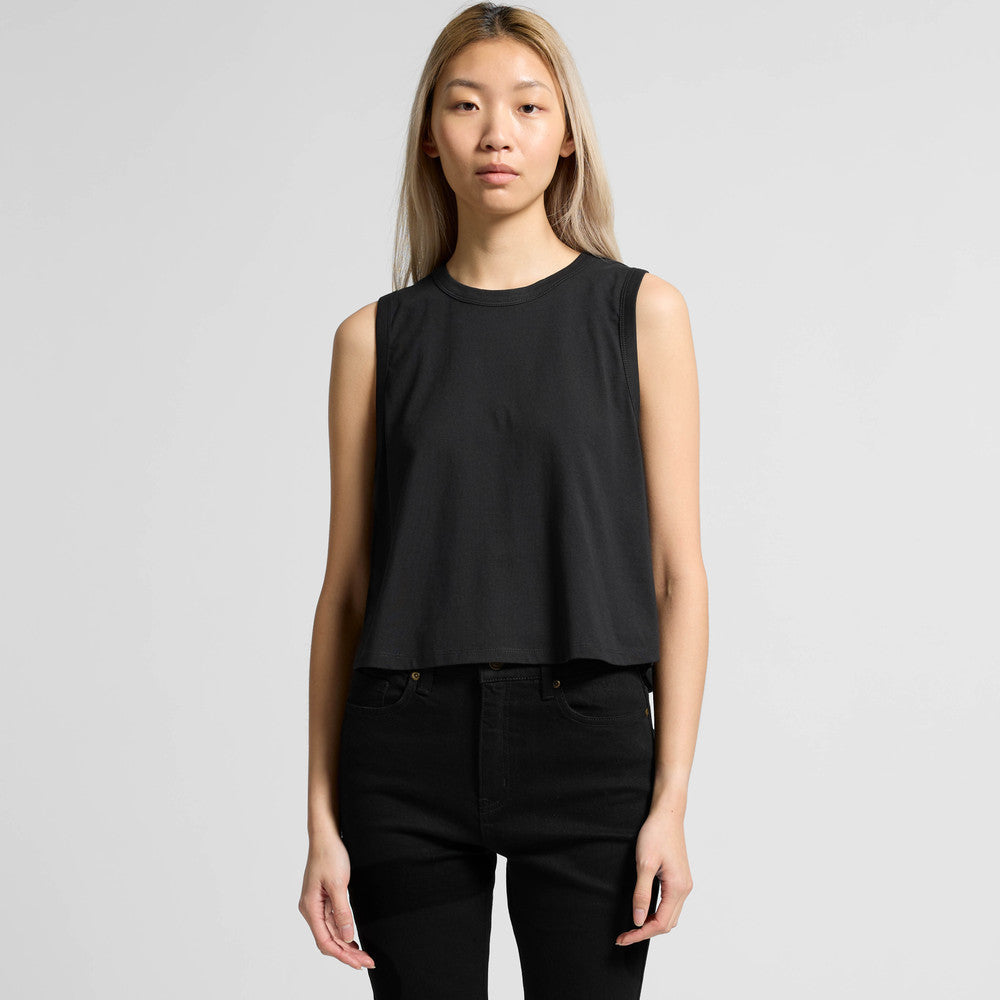 Wo's Martina Crop Tank 4091 - Blythé Apparels