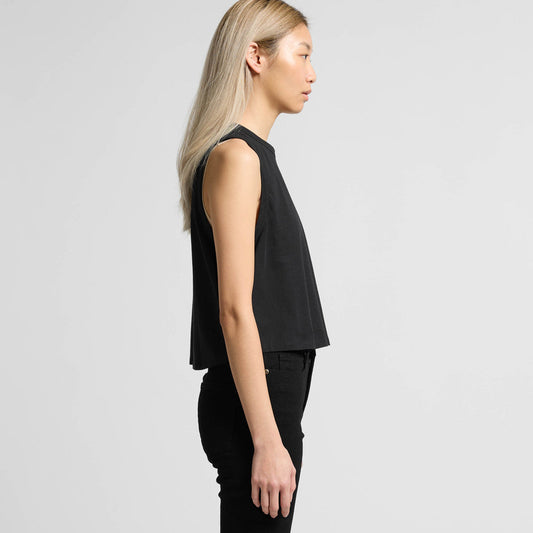 Wo's Martina Crop Tank 4091 - Blythé Apparels