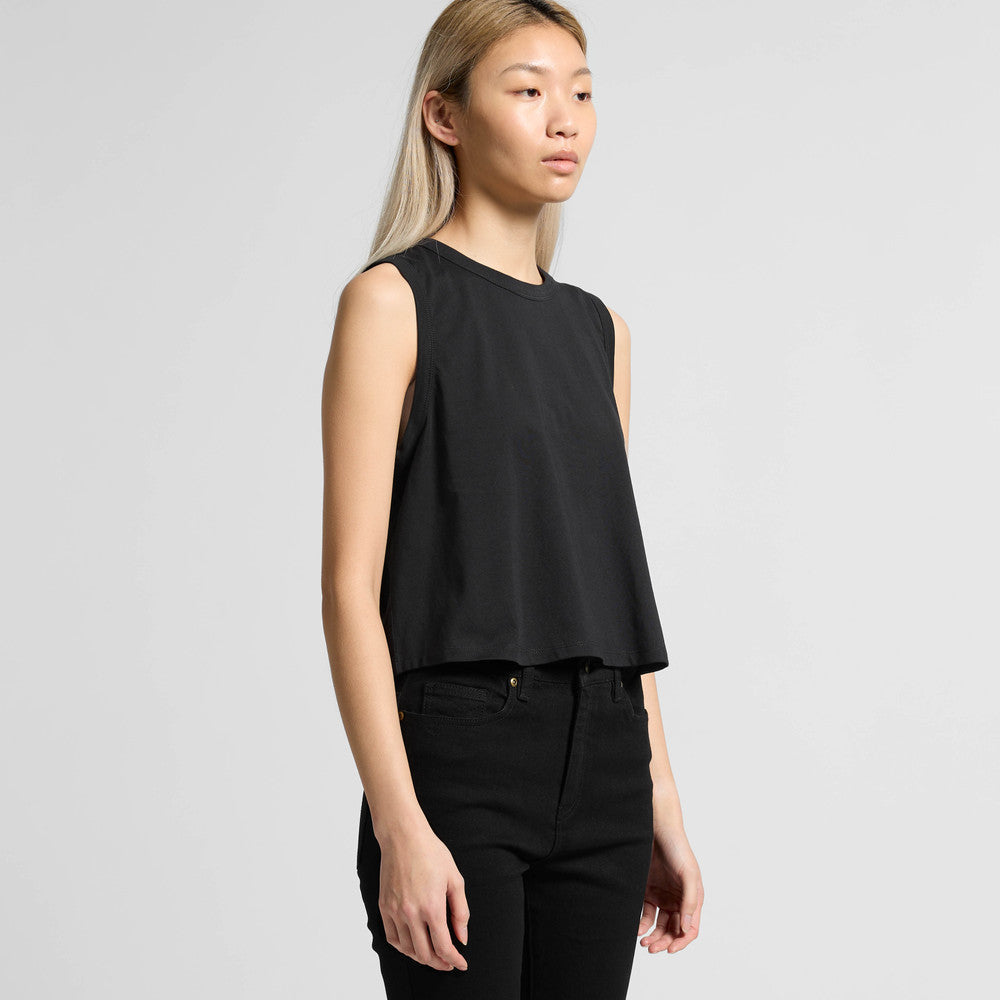 Wo's Martina Crop Tank 4091 - Blythé Apparels