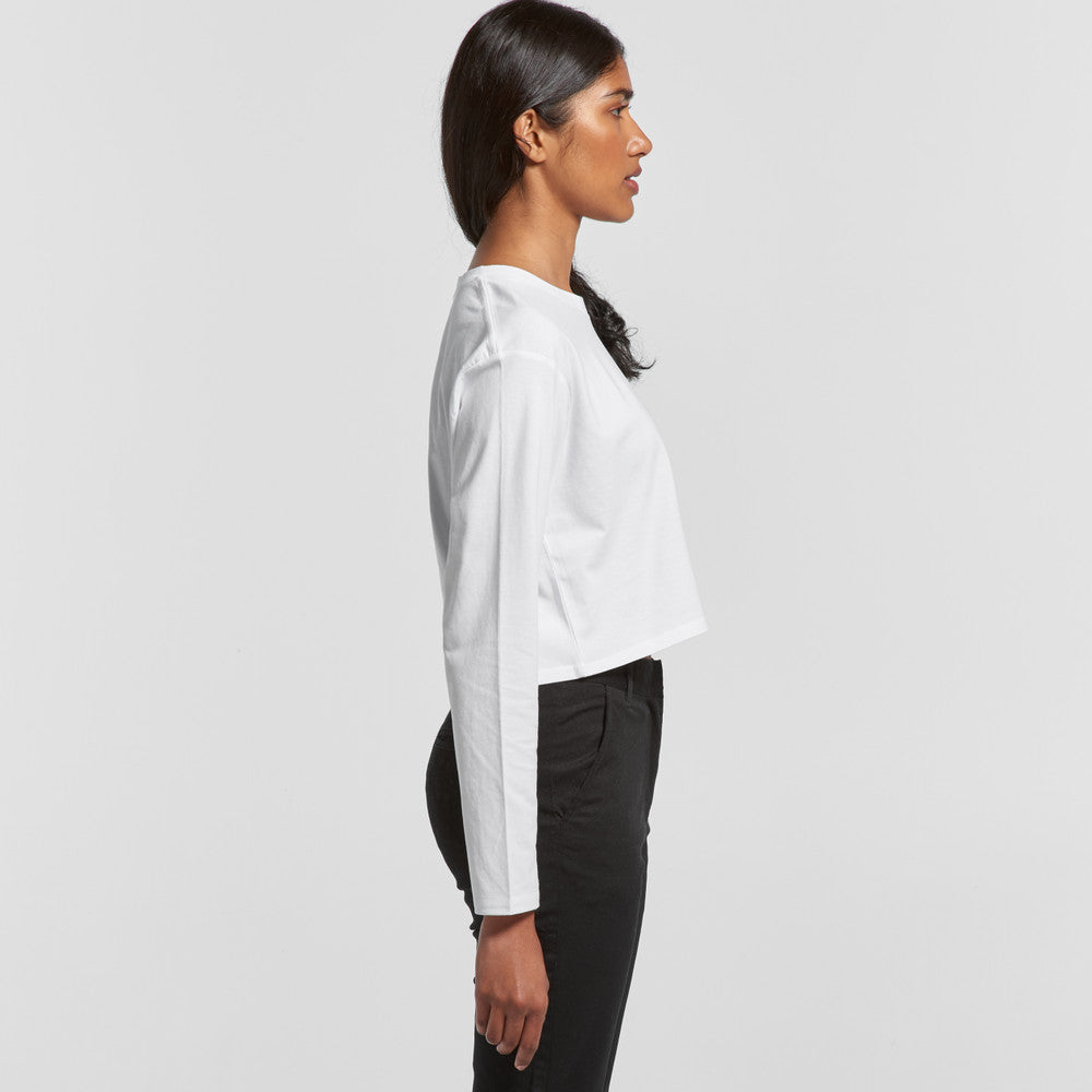 Wo's Crop L/S Tee 4058 - Blythé Apparels