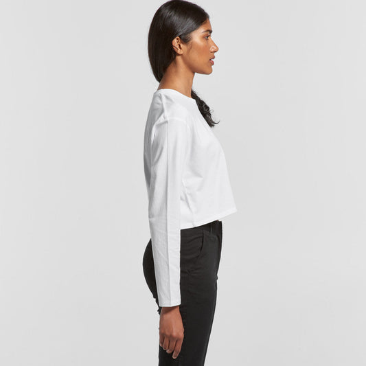 Wo's Crop L/S Tee 4058 - Blythé Apparels